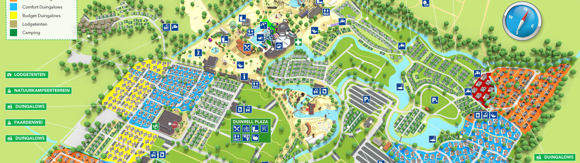 LOOK AT SANITARY BUILDINGS ON park MAP